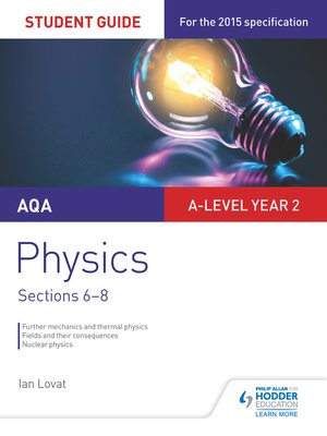 cover image of AQA A-level Year 2 Physics Student Guide